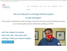 Tablet Screenshot of connectedmarriage.org